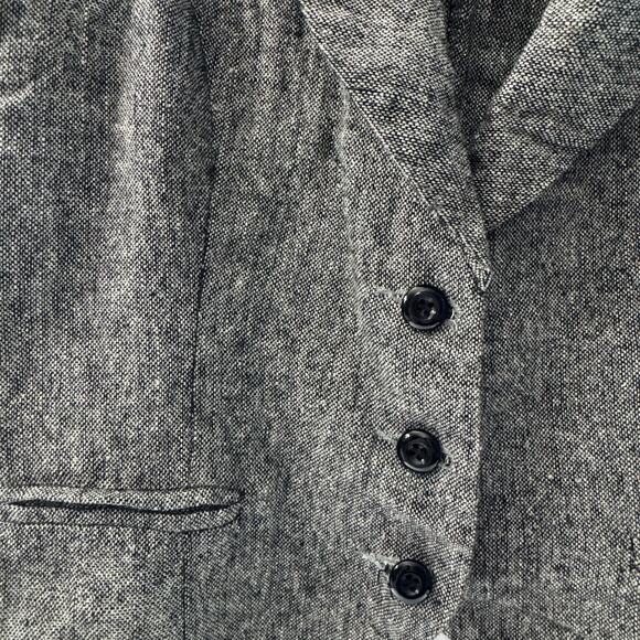 Vintage y2K Urban Behavior Gray Suit Vest Size L cotton Wool - Picture 2 of 7